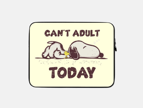 Snoopy Can't Adult