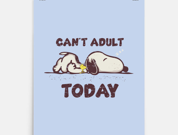 Snoopy Can't Adult