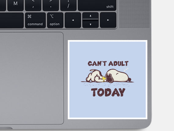 Snoopy Can't Adult