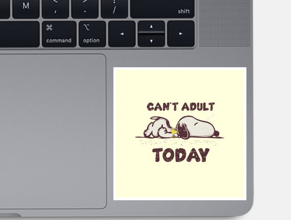 Snoopy Can't Adult