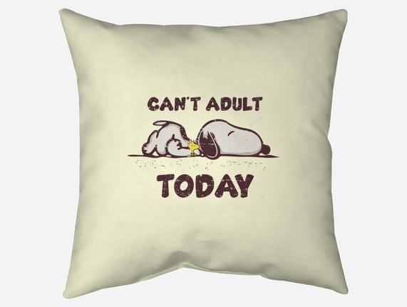 Snoopy Can't Adult