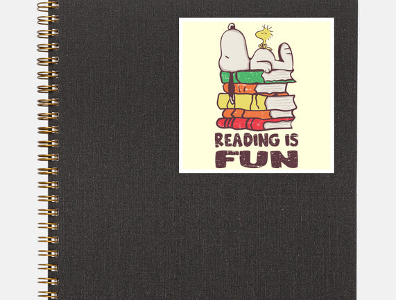 Reading Is Fun With Snoopy