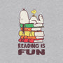 Reading Is Fun With Snoopy-mens premium tee-turborat14