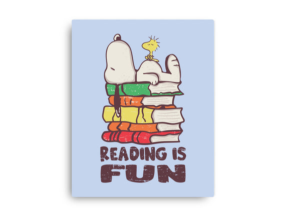 Reading Is Fun With Snoopy
