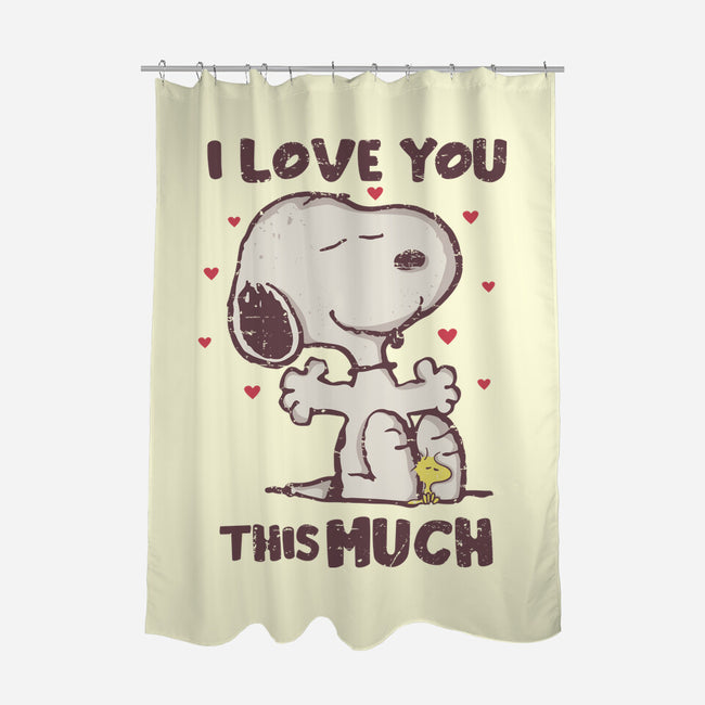 Love You This Much-none polyester shower curtain-turborat14