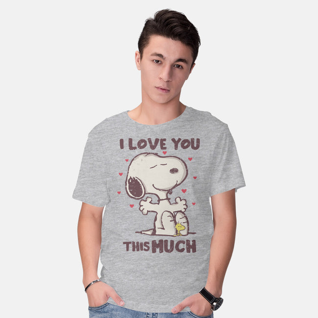 Love You This Much-mens basic tee-turborat14