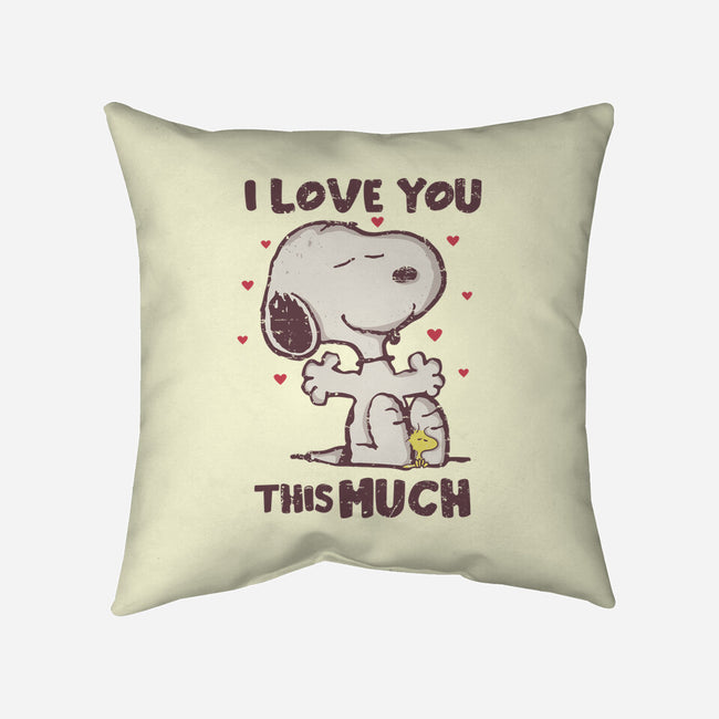 Love You This Much-none removable cover w insert throw pillow-turborat14