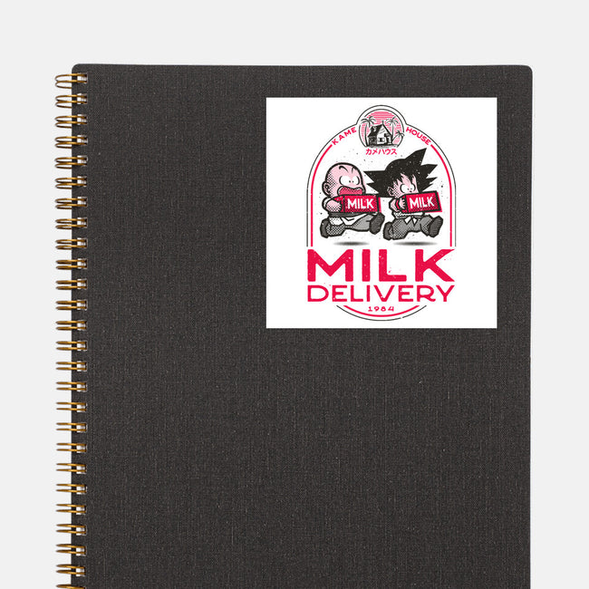 Milk Delivery-none glossy sticker-se7te