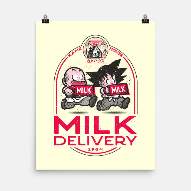 Milk Delivery-none matte poster-se7te