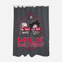 Milk Delivery-none polyester shower curtain-se7te