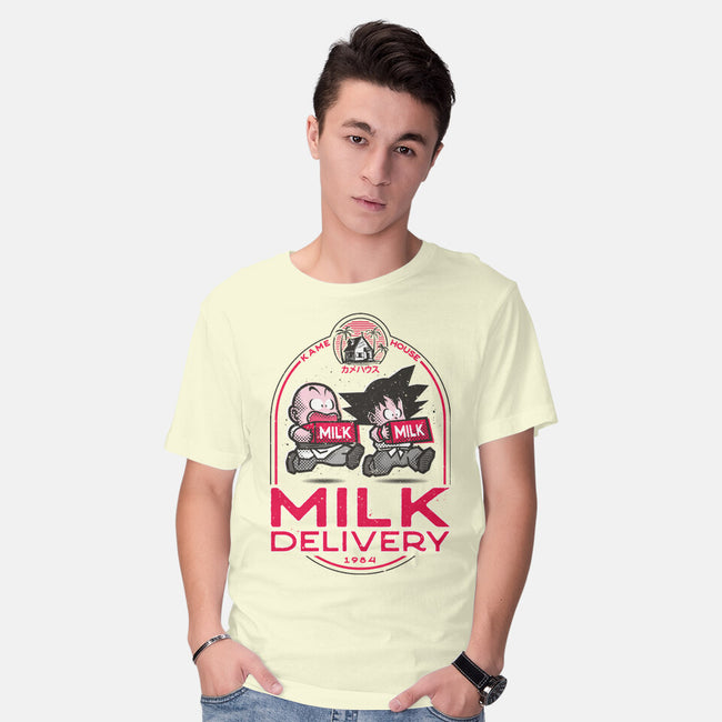 Milk Delivery-mens basic tee-se7te