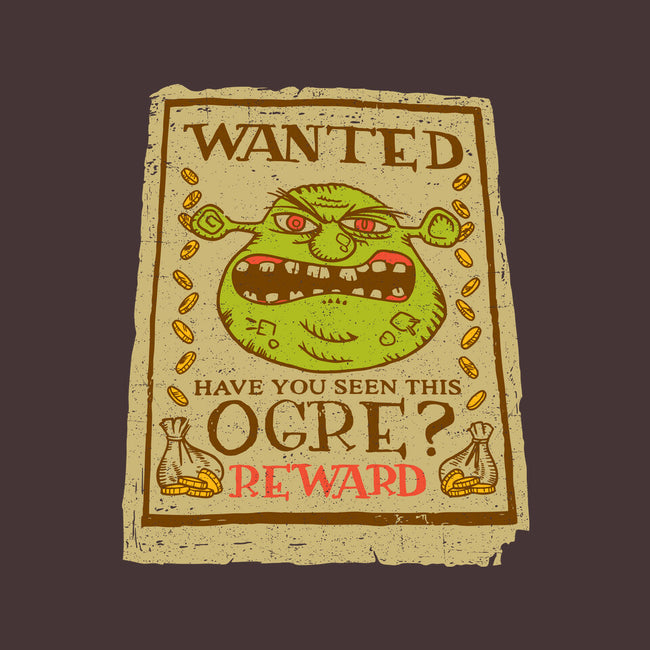 Wanted Ogre-none beach towel-dalethesk8er