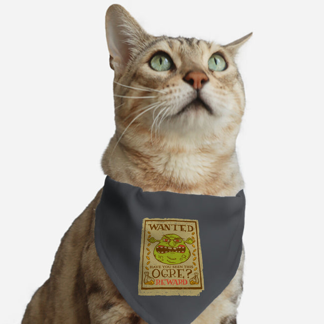 Wanted Ogre-cat adjustable pet collar-dalethesk8er