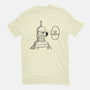 One Beer Bot-mens basic tee-Melonseta