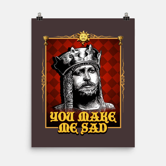 You Make Me Sad-none matte poster-daobiwan