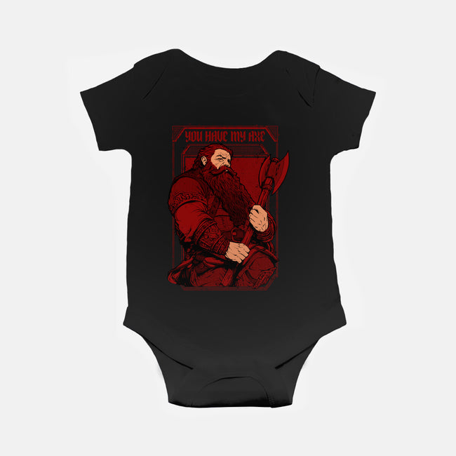 You Have My Axe-baby basic onesie-Hafaell