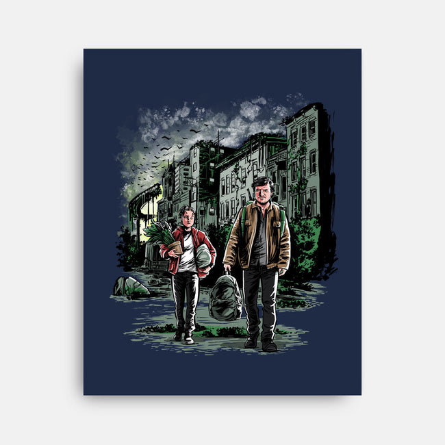 Joel The Professional-none stretched canvas-zascanauta