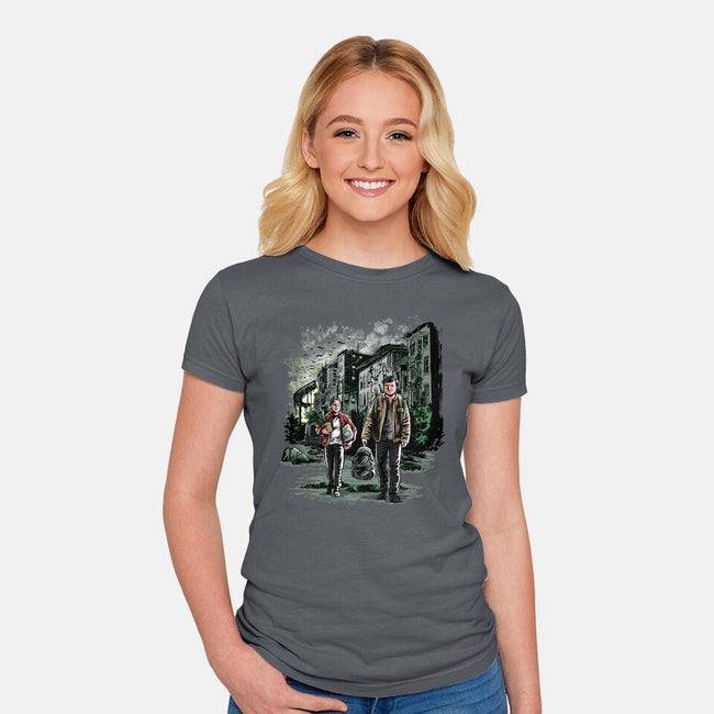 Joel The Professional-womens fitted tee-zascanauta