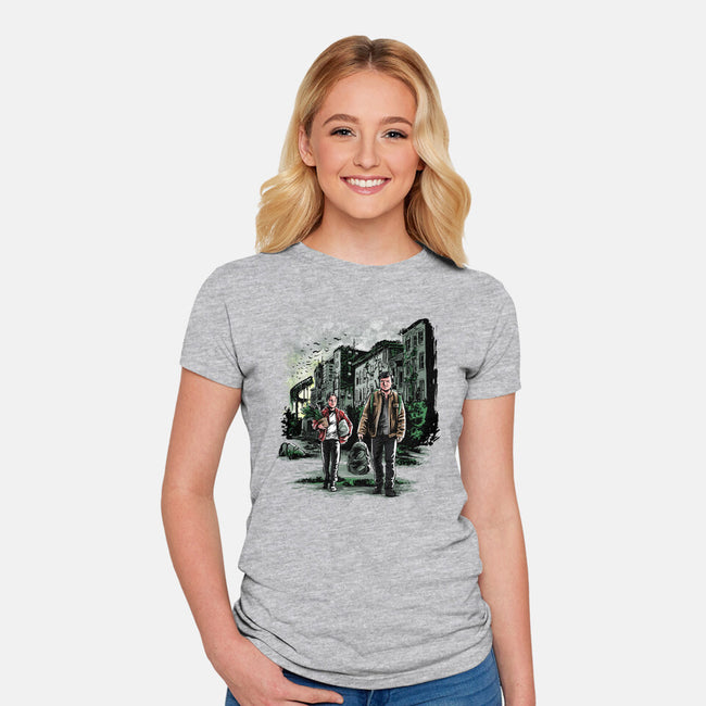 Joel The Professional-womens fitted tee-zascanauta