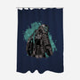 Isaac Clarke-none polyester shower curtain-xMorfina