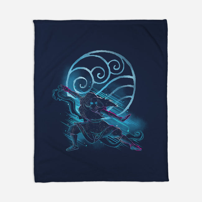 The Water Bender-none fleece blanket-kharmazero