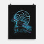 The Water Bender-none matte poster-kharmazero