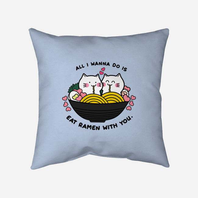 Eat Ramen With You-none removable cover w insert throw pillow-bloomgrace28