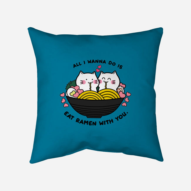 Eat Ramen With You-none removable cover w insert throw pillow-bloomgrace28