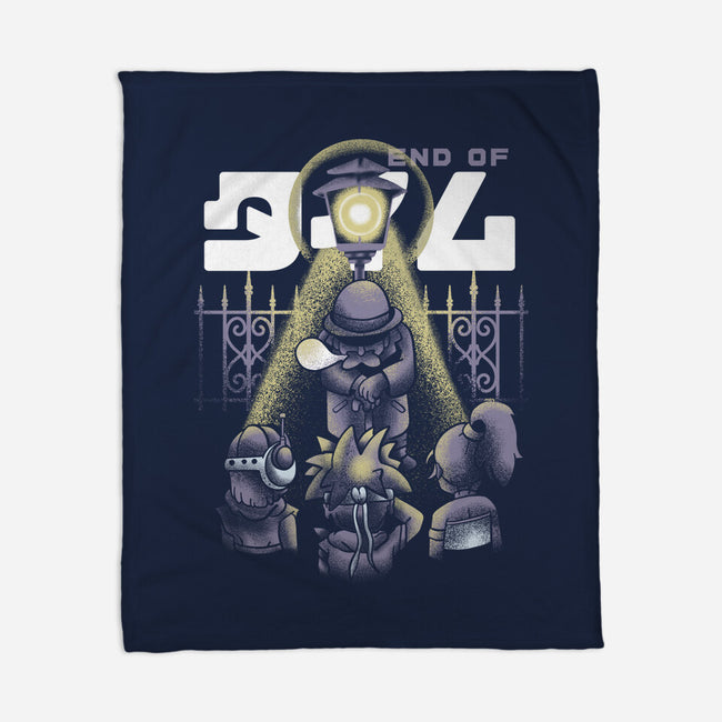End Of Time-none fleece blanket-Sketchdemao