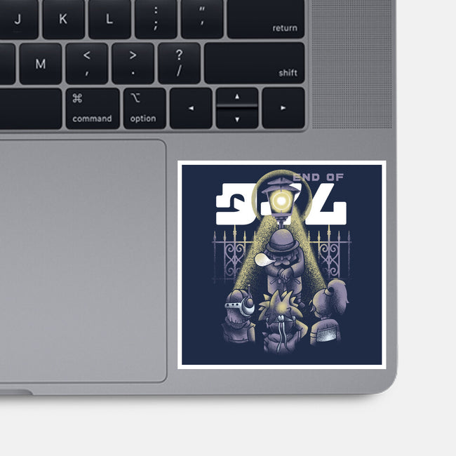 End Of Time-none glossy sticker-Sketchdemao