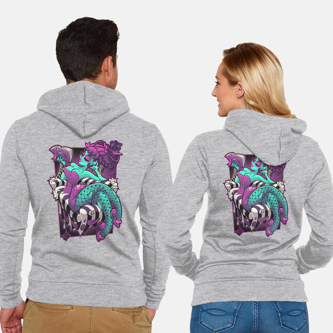Half Dead-unisex zip-up sweatshirt-Jehsee