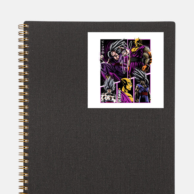 Two Beasts-none glossy sticker-albertocubatas