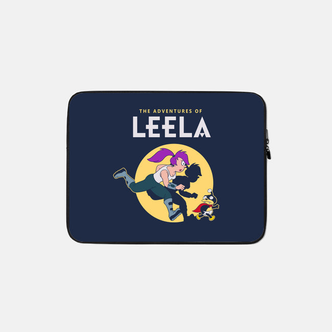 The Adventures Of Leela-none zippered laptop sleeve-Getsousa!