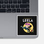The Adventures Of Leela-none glossy sticker-Getsousa!