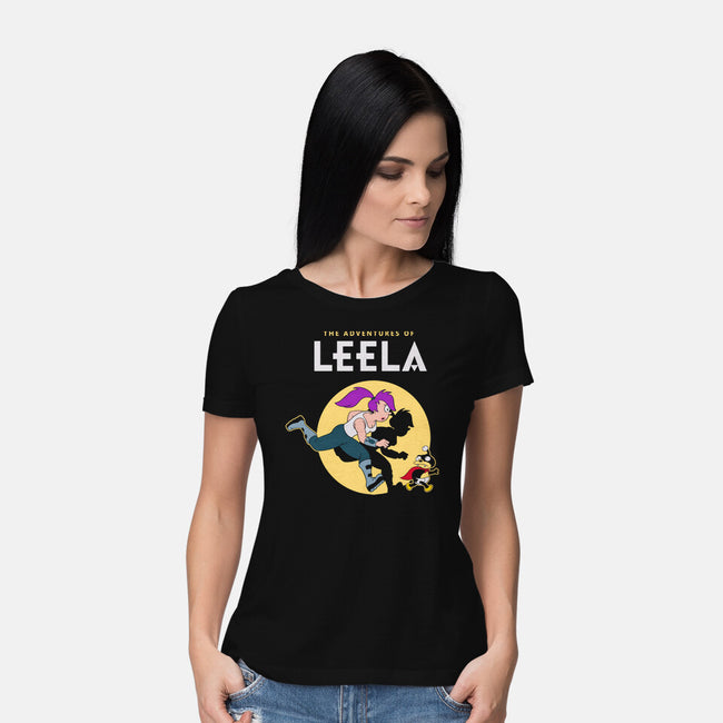 The Adventures Of Leela-womens basic tee-Getsousa!