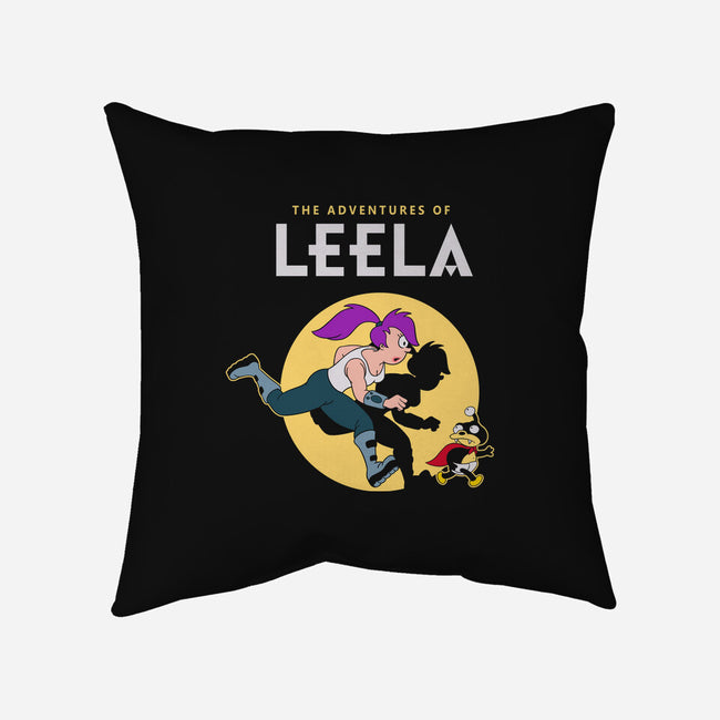 The Adventures Of Leela-none removable cover w insert throw pillow-Getsousa!