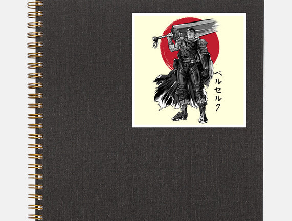 Black Swordsman Sumi-e
