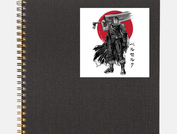 Black Swordsman Sumi-e