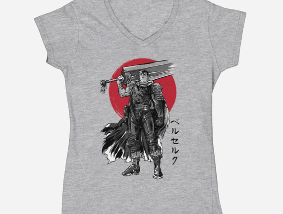 Black Swordsman Sumi-e