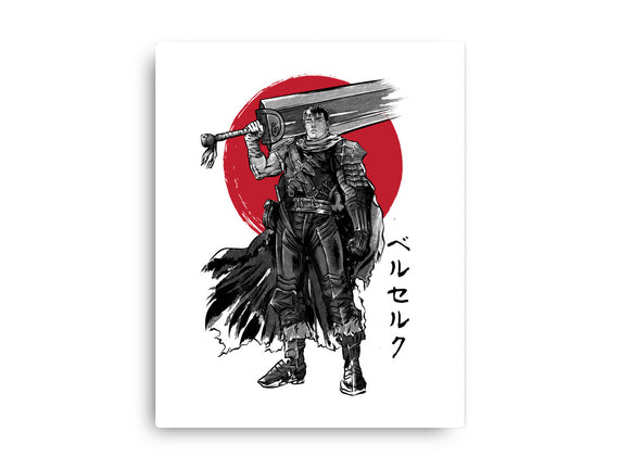 Black Swordsman Sumi-e