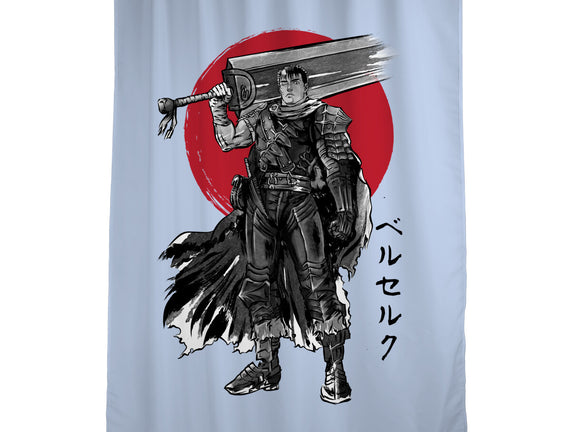 Black Swordsman Sumi-e