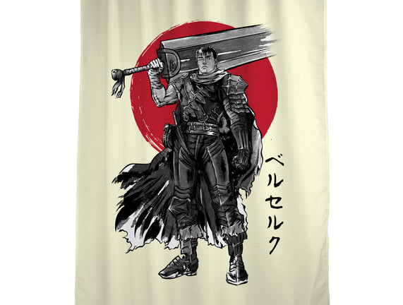 Black Swordsman Sumi-e