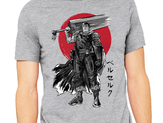 Black Swordsman Sumi-e