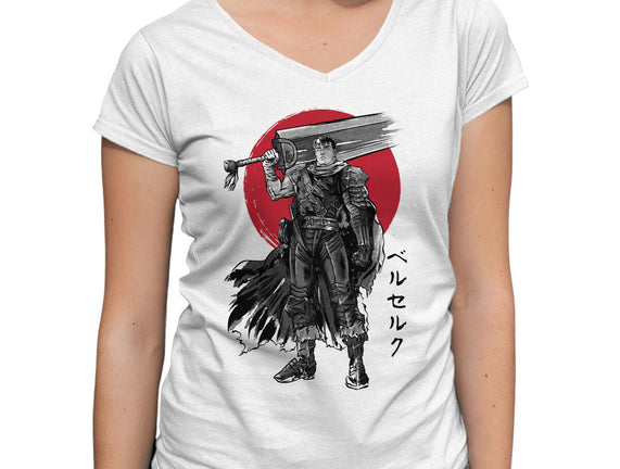 Black Swordsman Sumi-e