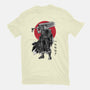 Black Swordsman Sumi-e-mens basic tee-DrMonekers