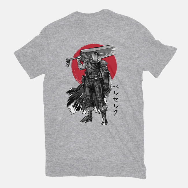 Black Swordsman Sumi-e-mens basic tee-DrMonekers
