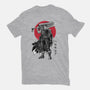 Black Swordsman Sumi-e-mens basic tee-DrMonekers