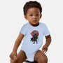 Black Swordsman Sumi-e-baby basic onesie-DrMonekers