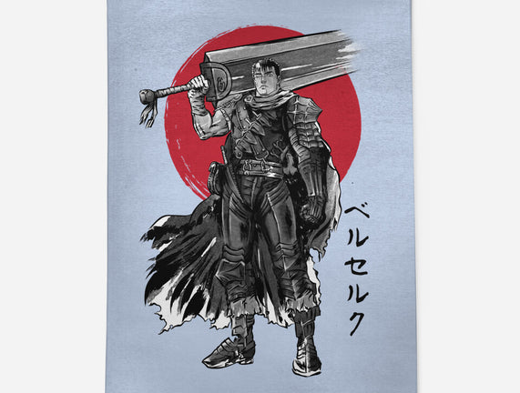 Black Swordsman Sumi-e