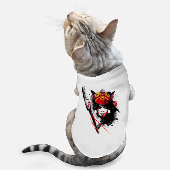 The Inked Princess-cat basic pet tank-kharmazero